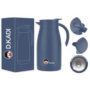 Vente en gros 1200ml à double paroi 304 en acier inoxydable isolé sous vide flacon à eau cafetière et théière