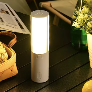 2025 Offre Spéciale Portable USB Rechargeable LED <span class=keywords><strong>Camping</strong></span> Lumières Multi-Fonction Tente Pliante ABS Corps Éclairage Éclairage Extérieur Alimentation - Product Image 1