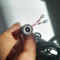 DC 5525 5.5*2.1mm prise mâle d'alimentation Jack ou prise connecteur femelle à l'assemblage de câble à extrémité ouverte en queue de cochon