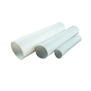 White large diameter virgin ptfe pipe large size ptfe hose tube Liquid crystal manufacturing equipment te flon zebra hose