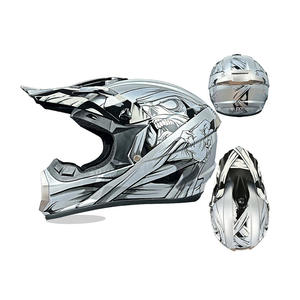 <span class=keywords><strong>Casque</strong></span> de <span class=keywords><strong>moto</strong></span> tout-terrain certifié DOT en ABS avec visière transparente pour karting pour jeunes - Couverture complète - Product Image 5