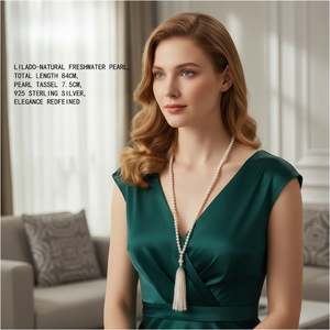 Collar de Perlas Cultivadas con Borla - Product Image 5