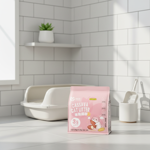 Litière pour chat en tofu à faible <span class=keywords><strong>prix</strong></span>, nettoyage facile en une seule opération, absorption instantanée, litière pour chat en tapioca, 1,25 kg, 2 kg, 2,5 kg, sable pour chat - Product Image 2