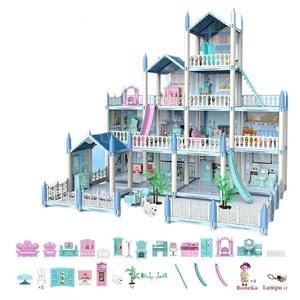 Jouet d'anniversaire pour enfants, maison de poupée villa, maison de princesse de rêve, jouet de jeu d'imitation pour filles - Product Image 5