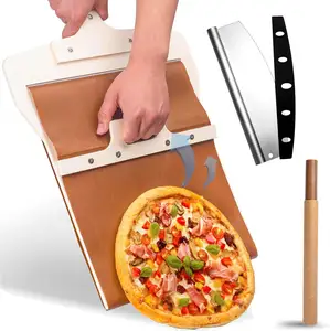 Pala Pizza Scorrevole yeni pizza pişirme aracı mutfak pizza transferi kürek