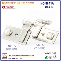 Serrure à clé en alliage de zinc de haute qualité 8841C pour boîte en bois, serrure de bagage, serrure de boîte à outils de sécurité, accessoires de quincaillerie pour sac