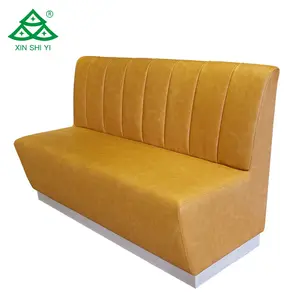 High Quality Fashion PU Leather Sofa Commercial Restaurant booth seating modern cafe furniture