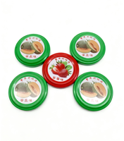 Bouchons métalliques torsadés en fer blanc sans BPA, 43mm, 48mm, 58mm, 66mm, couleur personnalisée, anti-fuite, sécurité enfant, écologiques pour bouteilles de vin