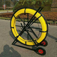 JSUN JSUN-DR-4-16mm Tige de tirage/poussée de câbles en fibre de verre FRP pour conduits électriques, technique de pultrusion, couleurs personnalisées, pliage