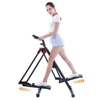 Appareil de marche pliable avec écran LCD, marcheur d'air intérieur, marcheur spatial, marcheur aérobie, marcheur pour hommes, femmes, enfants, personnes âgées