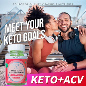 Well Designed Apple Flavor Keto+ACV Gummies Weight Management Fast Weight Loss Apple Cider <b>Vinegar</b> Gummies Adult - Product Image 3