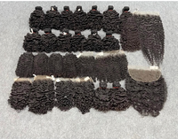 Extensions de Cheveux Humains Bruts 100% Naturels Non Traités, Bundles de Cheveux Remy, Boucles Birmanes et Indiennes, Cuticules Entièrement Alignées, Prix de Gros