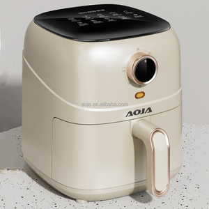 Friteuse à air électrique moderne AOJA 2,3 L avec bouton mécanique, 800 W, revêtement antiadhésif, écran LCD, gril multifonctionnel pour la cuisine domestique - Product Image 1
