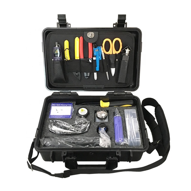 Fibre Connector Assembly Box Optical Cable Installation FTTH Fiber Tool Kit