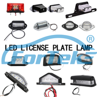 Nouvelles ampoules LED 12V/24V blanc vif pour feux latéraux et feux de plaque d'immatriculation arrière pour camions, remorques et véhicules automobiles (6 LED)