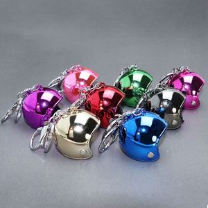 High-quality Colorful Helmet Keychain Exquisite Luggage and Hanging Accessories Motorcycle Helmet Keychain - Product Image 5