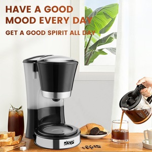Cafetière à filtre Dsp, 6 à 10 tasses, électrique, avec réservoir d'eau, pour la maison et le bureau - Product Image 3