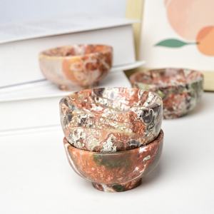 Bol en agate argentée de haute qualité en gros, style bohème, tendance de la mode pour la décoration intérieure unique, cadeaux de vacances, pierre - Product Image 1