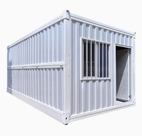 Maison conteneur pliable respirante au design moderne, garantie 3 ans, pièces de rechange gratuites - Prête à l'emploi pour bureau à domicile et bâtiment commercial