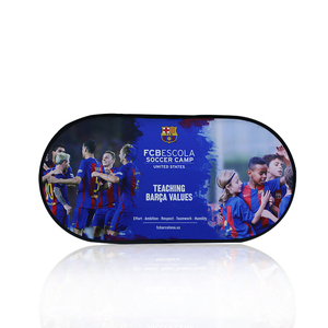 Support <span class=keywords><strong>de</strong></span> bannière portable horizontal à cadre pop-up avec <span class=keywords><strong>sac</strong></span>, impression promotionnelle personnalisée recto-verso pour événements - Product Image 3