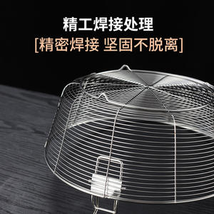 Cesta plegable de acero inoxidable 304 para freír fideos, papas fritas, freír en aceite, cuchara para olla caliente, herramienta de cocina multifunción - Product Image 4