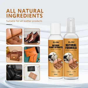 Natural Ingredients 100ml Car Leather Care Products Kit Car Seat Leather Care Solution Genuine Leather Cleaner