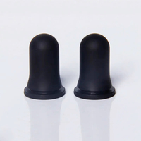 Ampoule en plastique blanche, noire, rouge, bleue, grise pour bouchon compte-gouttes en verre