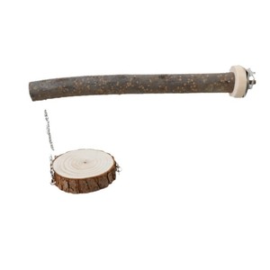 Perchoir <span class=keywords><strong>pour</strong></span> <span class=keywords><strong>perroquet</strong></span> en bois <span class=keywords><strong>de</strong></span> fruit, avec balançoire et poteau d'escalade, <span class=keywords><strong>pour</strong></span> le tranchage des griffes, accessoire <span class=keywords><strong>de</strong></span> cage et <span class=keywords><strong>jouet</strong></span> - Product Image 1