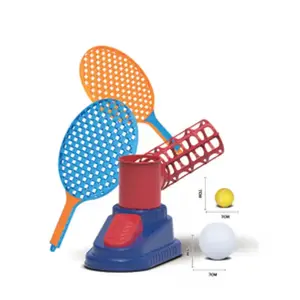 Niños al aire libre jarra entrenamiento deportivo Padel pelota de tenis lanzador máquina raqueta de béisbol juguetes conjunto