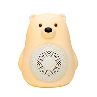 Portable Rechargeable Silicone Bear White Noise Machine Bébé Sommeil Sound Maker Fonction d'enregistrement pour l'électronique grand public