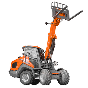 Mini Cargadora de Ruedas EVERUN, Mini Cargadora de Ruedas Telescópica Frontal, Mini Cargadora de Ruedas Articulada de Alta Gama, 2600 kg, Motor con Certificación CE y EPA - Product Image 4
