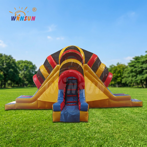 สไลเดอร์ภูเขาไฟเป่าลม PVC ธีมสนามเด็กเล่นเชิงพาณิชย์ขนาดใหญ่ WINSUN สำหรับสวนสาธารณะและห้างสรรพสินค้า - Product Image 1