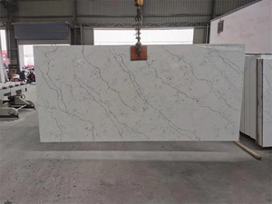 Plans de travail en pierre artificielle de haute qualité Calacatta <span class=keywords><strong>Destiny</strong></span> Quartz pour cuisine - Product Image 3