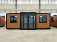 Maison de conteneur modulaire extensible préfabriquée imperméable de luxe de 10 pieds, bureau, bâtiment, appartement, atelier, bureau à domicile à vendre