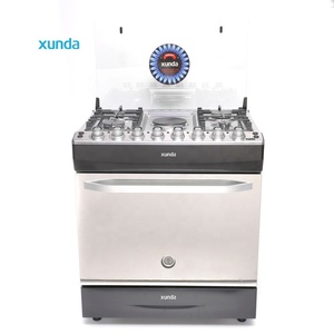 <span class=keywords><strong>Cuisinière</strong></span> à gaz autonome Xunda 5 brûleurs avec four, 4 gaz et 1 four <span class=keywords><strong>électrique</strong></span>, avec grill, pour usage domestique et commercial - Product Image 1