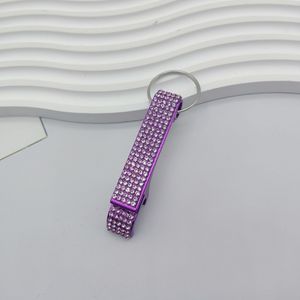 Llavero Abridor <span class=keywords><strong>de</strong></span> <span class=keywords><strong>Botellas</strong></span> con Diamantes <span class=keywords><strong>de</strong></span> Imitación Brillantes para Mujer, Accesorio <span class=keywords><strong>de</strong></span> Moda para Bolso, Colgante Elegante y Ecológico para Coche - Product Image 3