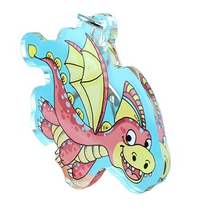 Japanese Anime Cartoon Eco-Friendly Digital Printed Waterproof Keychain Ring Pendant Durable Plastic Acrylic Keychains