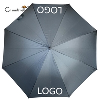 Parapluie de golf classique YS-7014 Fourniture en usine Parapluie de golf de grande taille à double couche coupe-vent à ouverture automatique Parapluie de golf de logo personnalisé pour la publicité