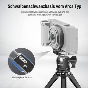 ฐาน Arca ของ NEEWER สำหรับการติดตั้งแนวตั้ง <span class=keywords><strong>ZV</strong></span>-<span class=keywords><strong>1F</strong></span> <span class=keywords><strong>ZV</strong></span>-1 II แผ่น L สำหรับ <span class=keywords><strong>Sony</strong></span> ขายึดโลหะรูปตัว L พร้อมที่จับหนังสีขาว เกลียว 1/4 นิ้ว - Product Image 2