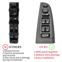 15883323 Interruptor Maestro de Control de Ventanilla Eléctrica Delantera Izquierda para GMC Sierra Chevrolet Silverado 2003-2007 Reemplazo OEM