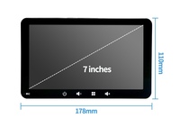 Nouvel écran intelligent portable sans fil CarPlay de 7 pouces pour voiture, lecteur MP5, navigation automobile, image de recul