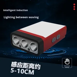 Tốt nhất bán 3W COB đèn pha hat Clip Lenser khai thác mỏ LED Đèn đầu gắn đèn pin làm việc ánh sáng cảm ứng đầu ánh sáng - Product Image 3