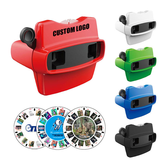 Children Science Learning Box 3D Viewmaster Photo Slide Viewer with Custom Reels for Kids Unisex Wedding Gift