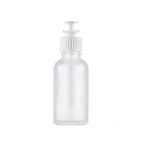 Flacon compte-gouttes en verre de 30 ml, seringue applicatrice, dosage pharmaceutique mesuré, emballage cosmétique, flacon en verre vide
