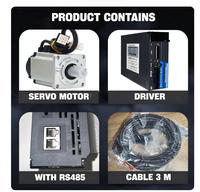 Kit de moteur servo AC 80 mm 750 W 1000 W 3000 tr/min + encodeur magnétique 17 bits + câble d'encodeur 3 m CNC