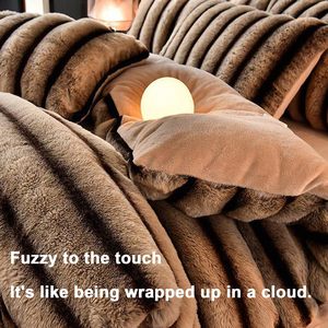 Бархатный Комплект постельного белья из искусственного меха кролика - Product Image 3