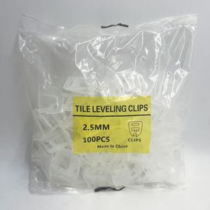 Professional Tile Leveling System 100pcs 1.5mm Plastic Clips Wedges Spacers Ceramic Porcelain Tile Installation Tools OEM