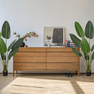 Planta Artificial del Paraíso de las Aves, Palmera del Viajero Artificial de 72 Pulgadas en Maceta, Decoración Tropical Realista para Bodas, Resistente a los Rayos UV, Plástico para Interiores - Product Image 1