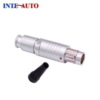 Connecteur Push-Pull 1F 12 Broches avec Harnais de Câblage Anti-Pliage Série S102 103 1031 104 105 Contacts en Laiton