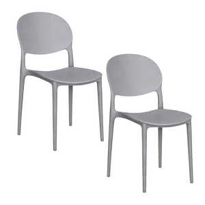 Sedia Oslo in Polipropilene con Schienale Ovale 43,5x55x80 Cm, Ergonomica con Piedini in Gomma, Ideale per Uso Interno - Product Image 1